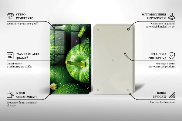 Copri piano cottura Zucche verdi