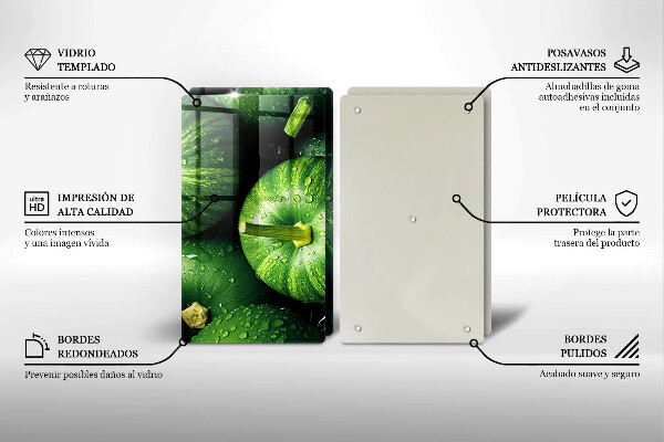 Copri piano cottura Zucche verdi