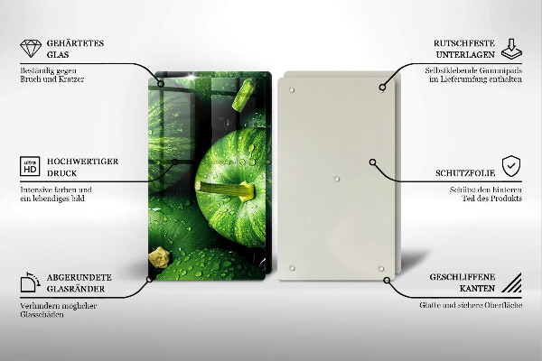 Copri piano cottura Zucche verdi