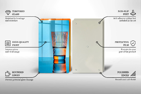 Copri piano cottura Due bicchieri d'acqua