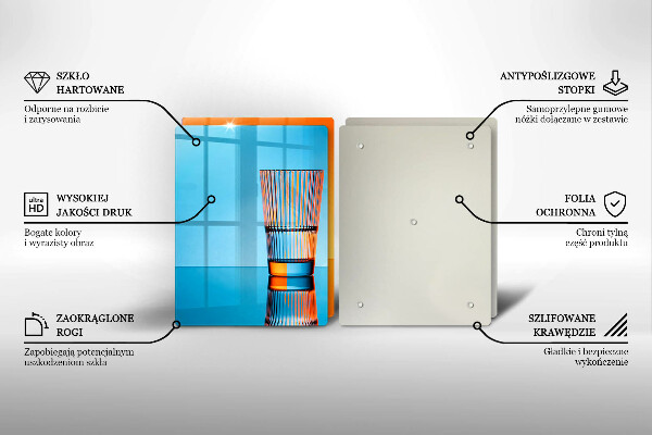 Copri piano cottura Due bicchieri d'acqua