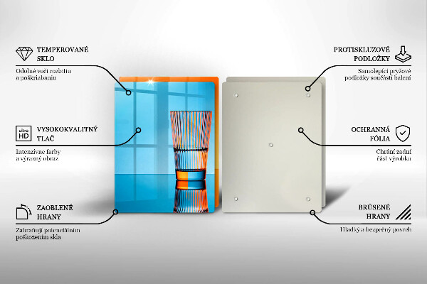 Copri piano cottura Due bicchieri d'acqua