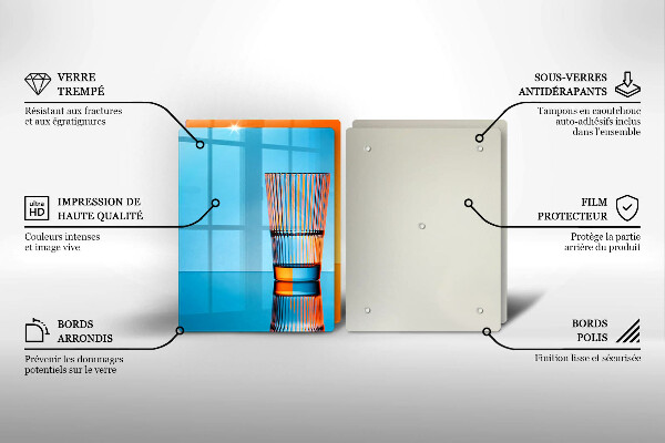 Copri piano cottura Due bicchieri d'acqua