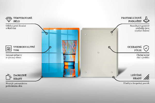 Copri piano cottura Due bicchieri d'acqua