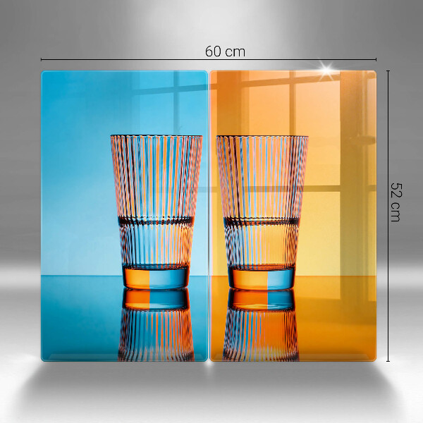 Copri piano cottura Due bicchieri d'acqua