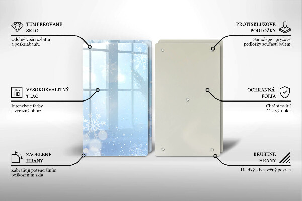 Copri piano cottura Trama invernale