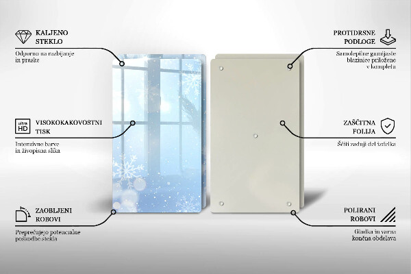 Copri piano cottura Trama invernale