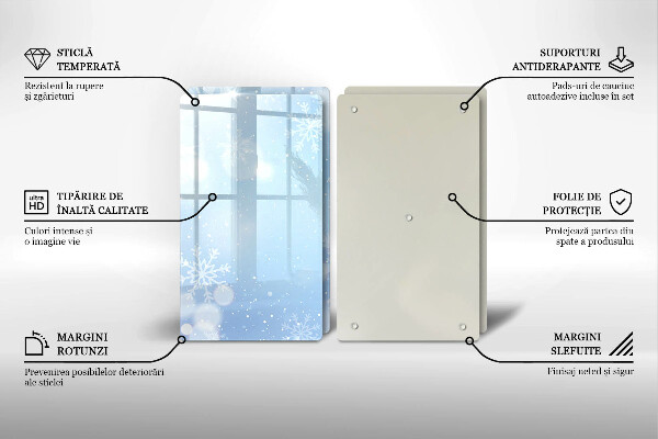 Copri piano cottura Trama invernale