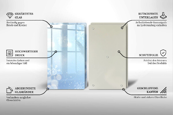 Copri piano cottura Trama invernale