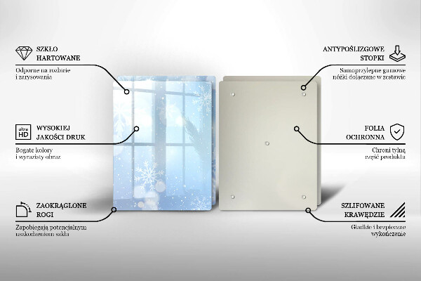 Copri piano cottura Trama invernale