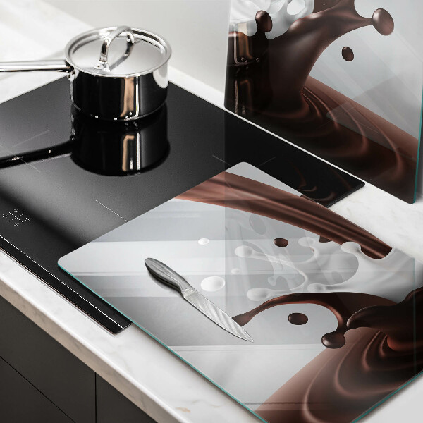 Copri piano cottura Latte e cioccolato