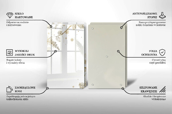 Copri piano cottura Decorazioni invernali