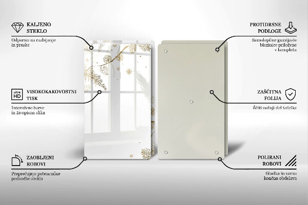 Copri piano cottura Decorazioni invernali