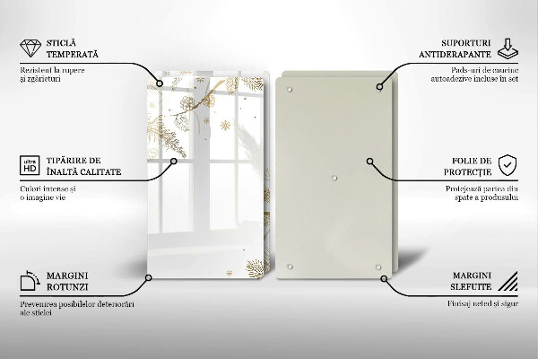 Copri piano cottura Decorazioni invernali