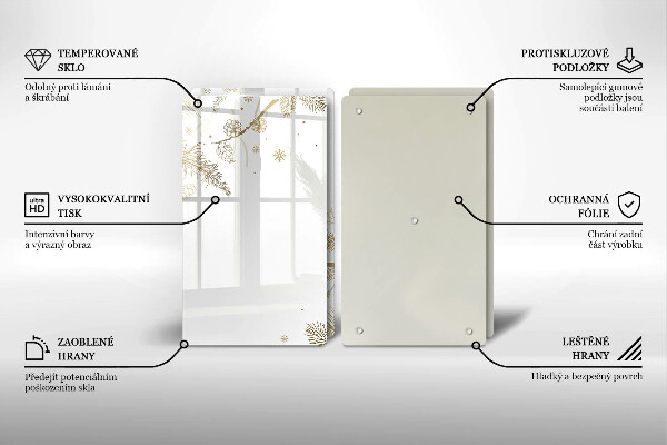 Copri piano cottura Decorazioni invernali