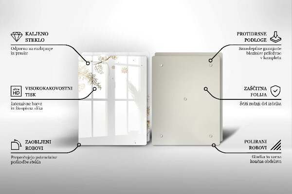 Copri piano cottura Decorazioni invernali