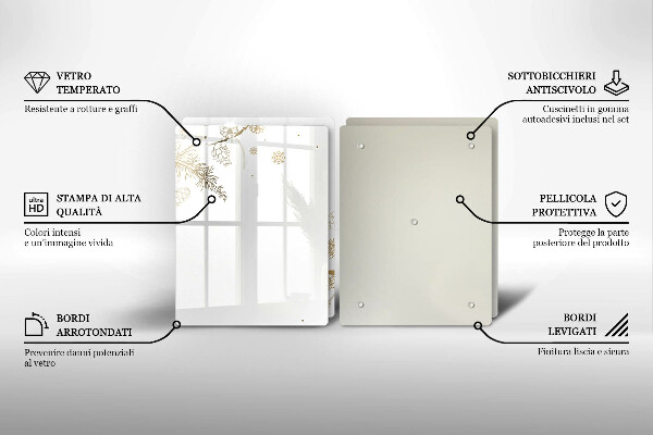 Copri piano cottura Decorazioni invernali