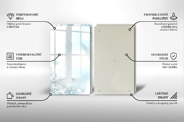 Copri piano cottura Fiocco di neve