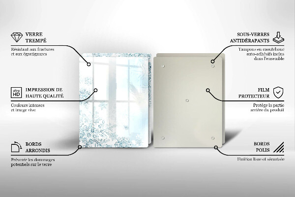 Copri piano cottura Fiocco di neve