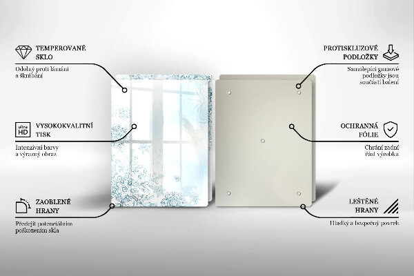 Copri piano cottura Fiocco di neve