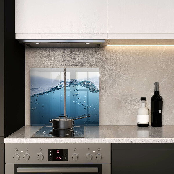 Copri piano cottura in vetro Acqua blu
