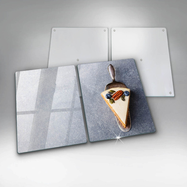 Copri piano cottura in vetro Pezzo di torta