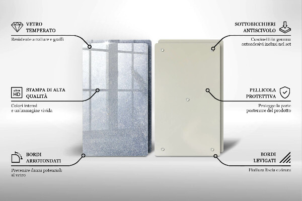 Copri piano cottura in vetro Pezzo di torta