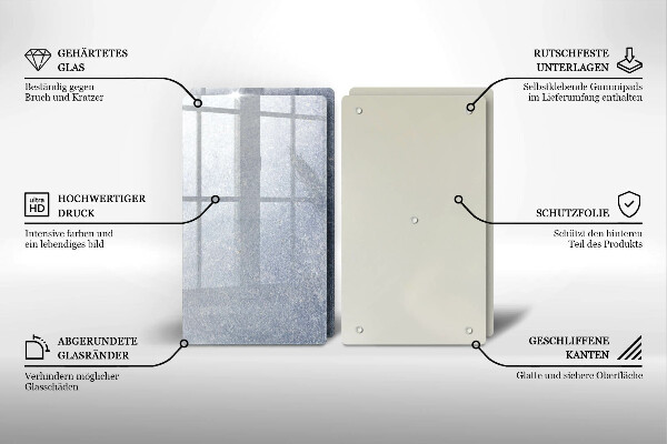 Copri piano cottura in vetro Pezzo di torta