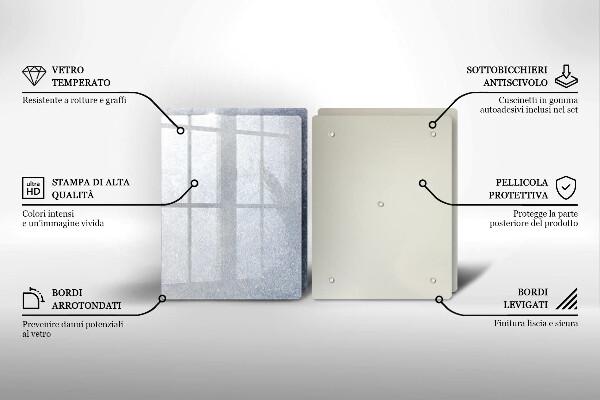 Copri piano cottura in vetro Pezzo di torta