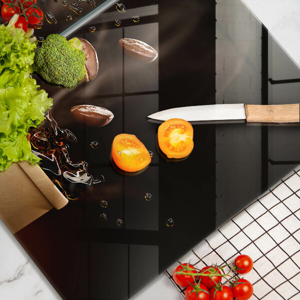 Copri piano cottura Chicchi di caffè caldi