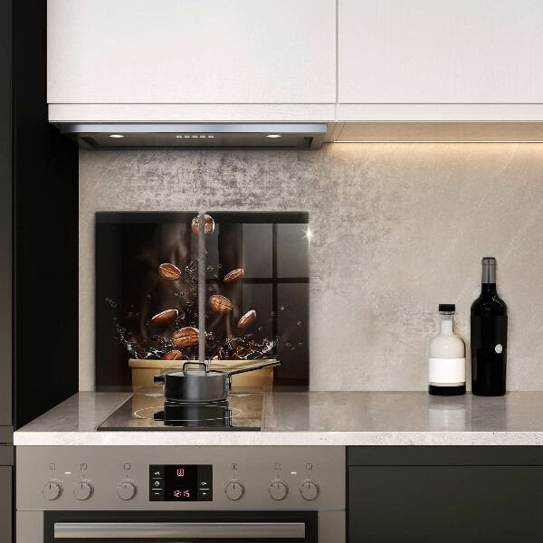 Copri piano cottura Chicchi di caffè caldi