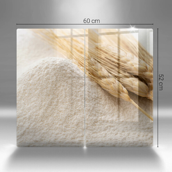 Copri piano cottura Farina e spighe di grano