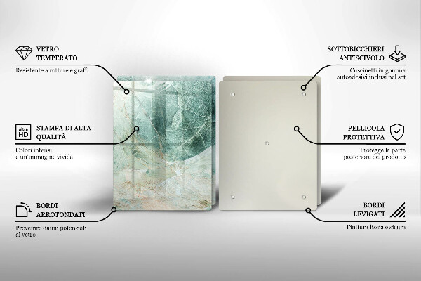 Copri piano cottura in vetro Struttura in pietra