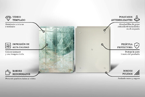Copri piano cottura in vetro Struttura in pietra