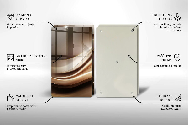 Copertura piano cottura Linee delicate di astrazione