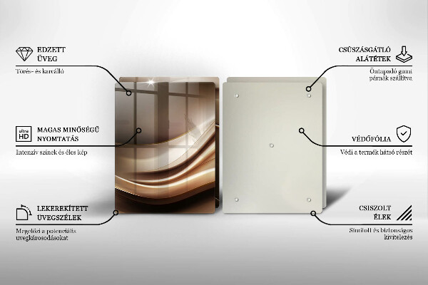 Copertura piano cottura Linee delicate di astrazione