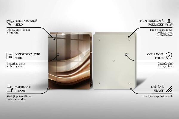 Copertura piano cottura Linee delicate di astrazione