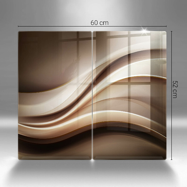 Copertura piano cottura Linee delicate di astrazione