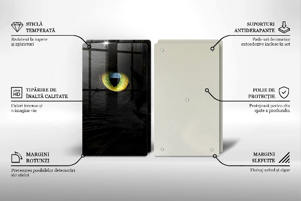 Copertura piano cottura Occhi di gatto animale