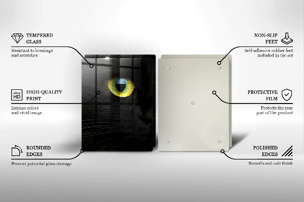 Copertura piano cottura Occhi di gatto animale