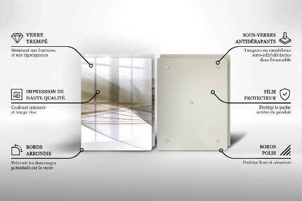 Copertura piano cottura Disegno di linee astratte