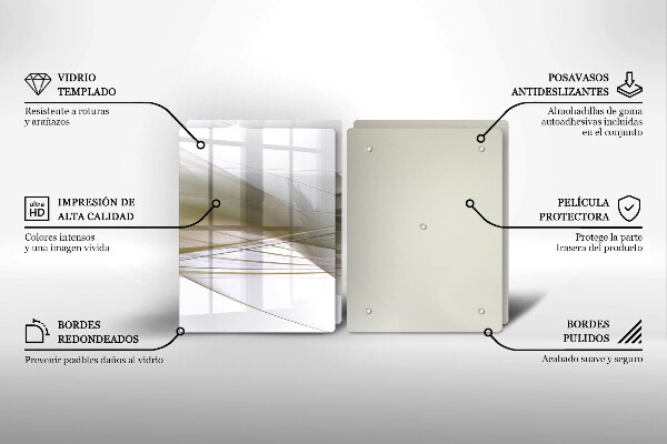 Copertura piano cottura Disegno di linee astratte