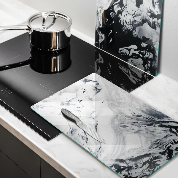 Copri piano cottura in vetro Astrazione dell'inchiostro