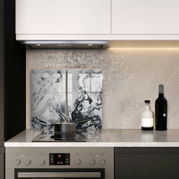 Copri piano cottura in vetro Astrazione dell'inchiostro
