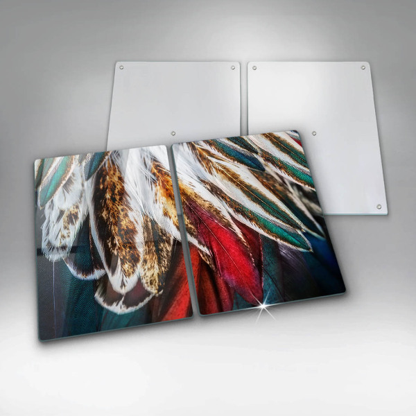 Copertura piano cottura Piume di uccelli boho