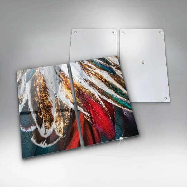 Copertura piano cottura Piume di uccelli boho