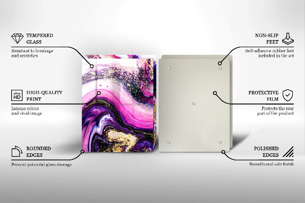 Copri piano cottura Oro di disegno astratto