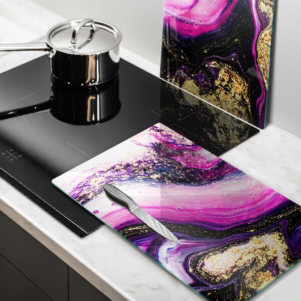 Copri piano cottura Oro di disegno astratto