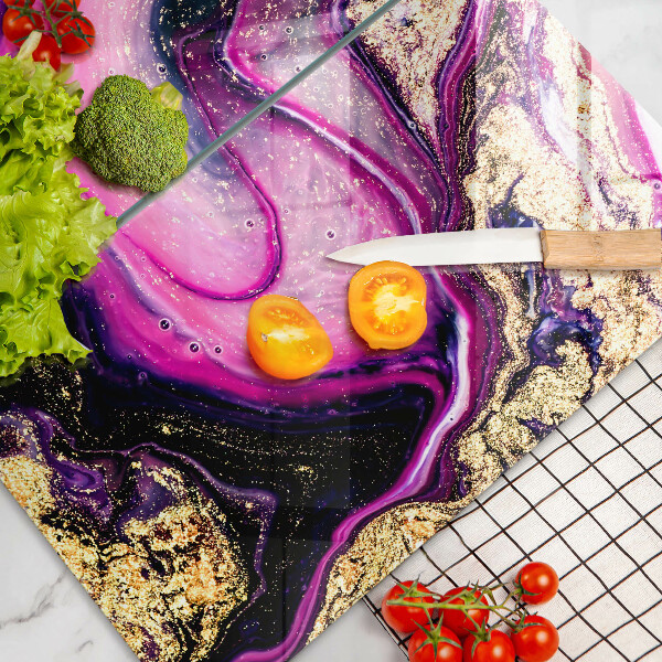 Copri piano cottura Oro di disegno astratto