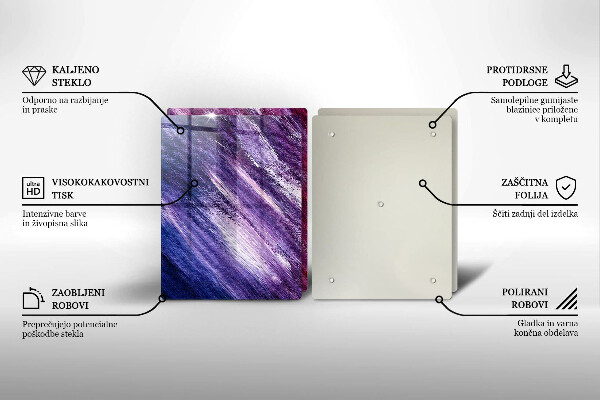 Copri piano cottura in vetro Dipingi l'astrazione